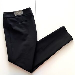 Ann Taylor Black Slim Leg Trousers Size 10 NWT